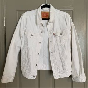 Levi’s White Denim Jean Jacket